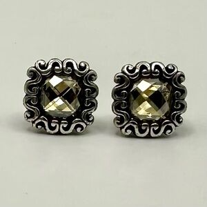 Brighton Smokey Quartz Stud Earrings